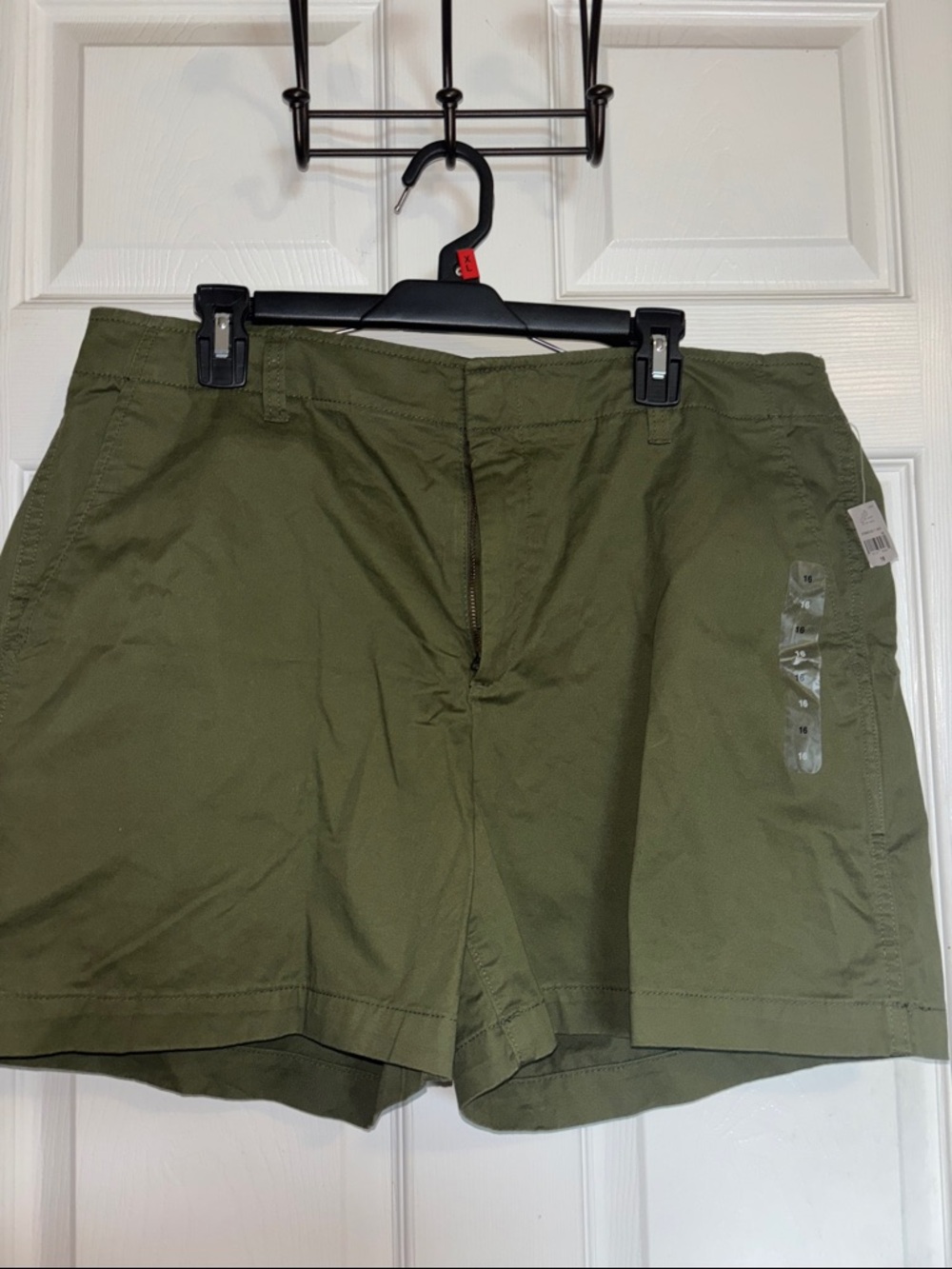 GAP Downtown Women’s Olive Green Cotton Shorts